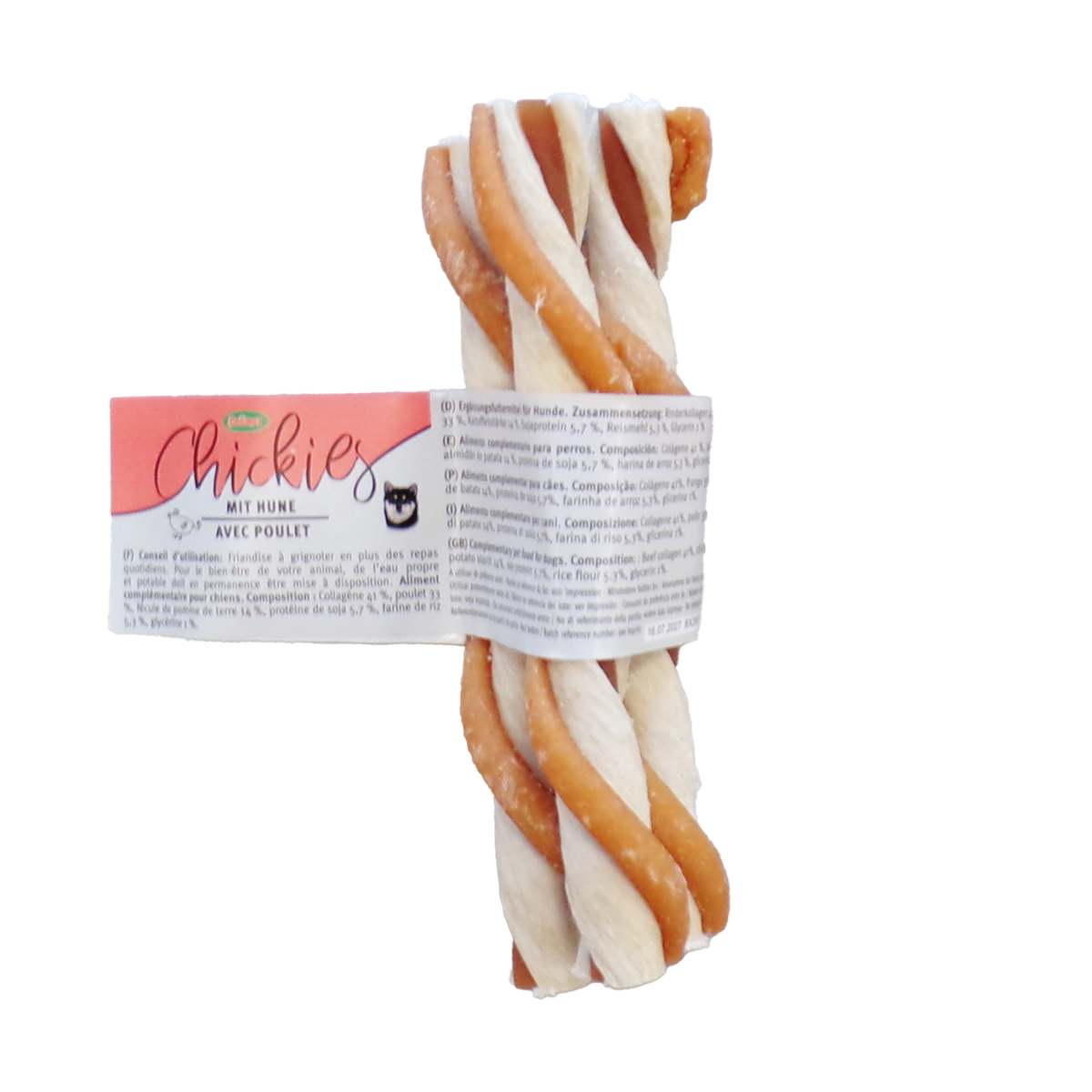 Bubimex Palitos de Colágeno con Pollo para Perros | 12 cm · 3 unidades