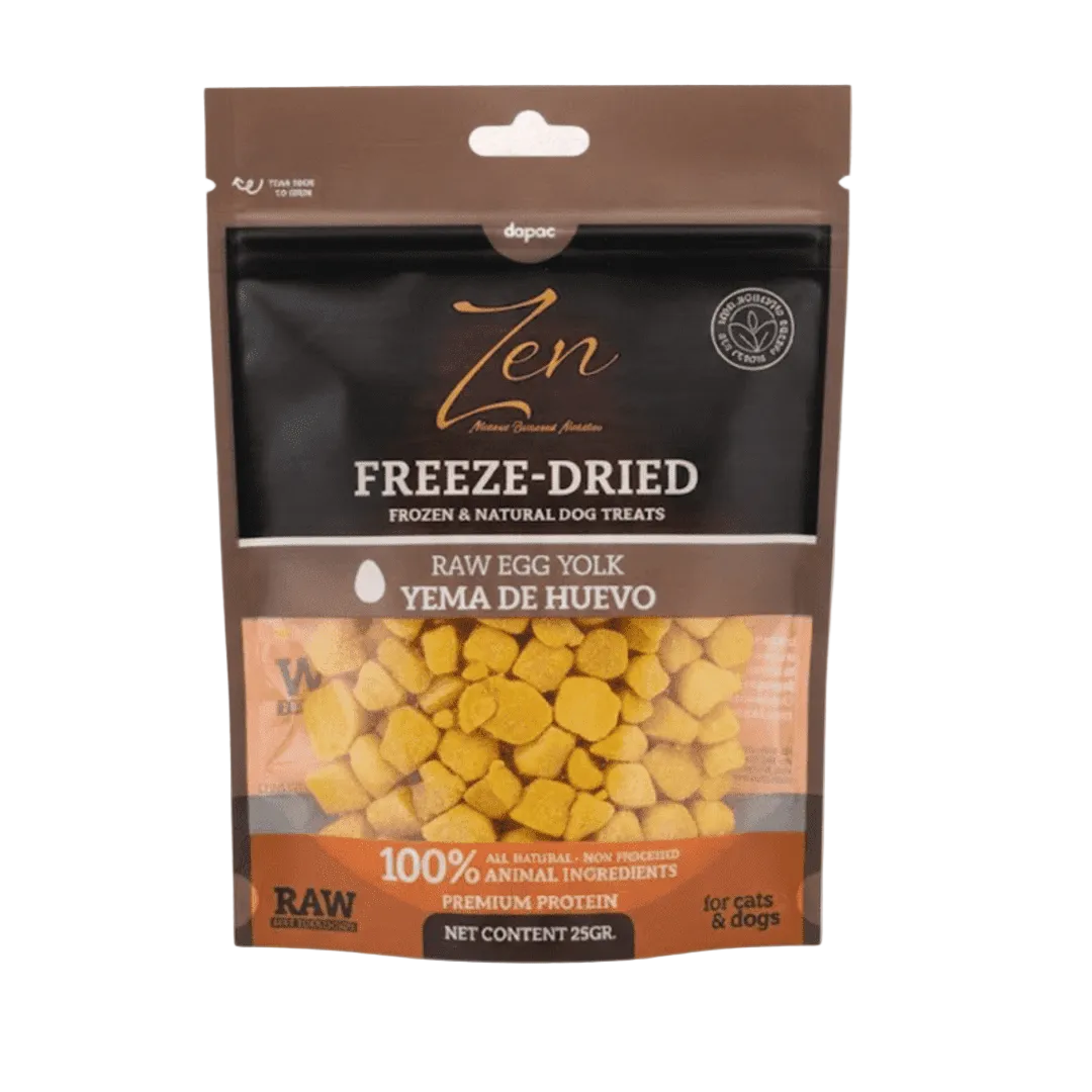 Cubitos de Yema de Huevo Liofilizado Snacks Perros y Gatos – ZEN