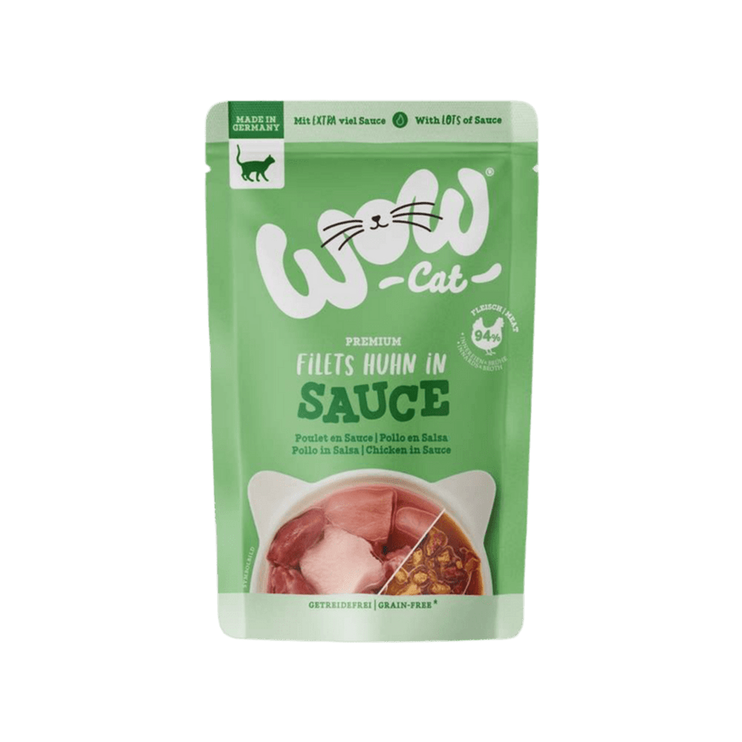 Wow | Cat Filetes de Pollo en Salsa gatos (85g)