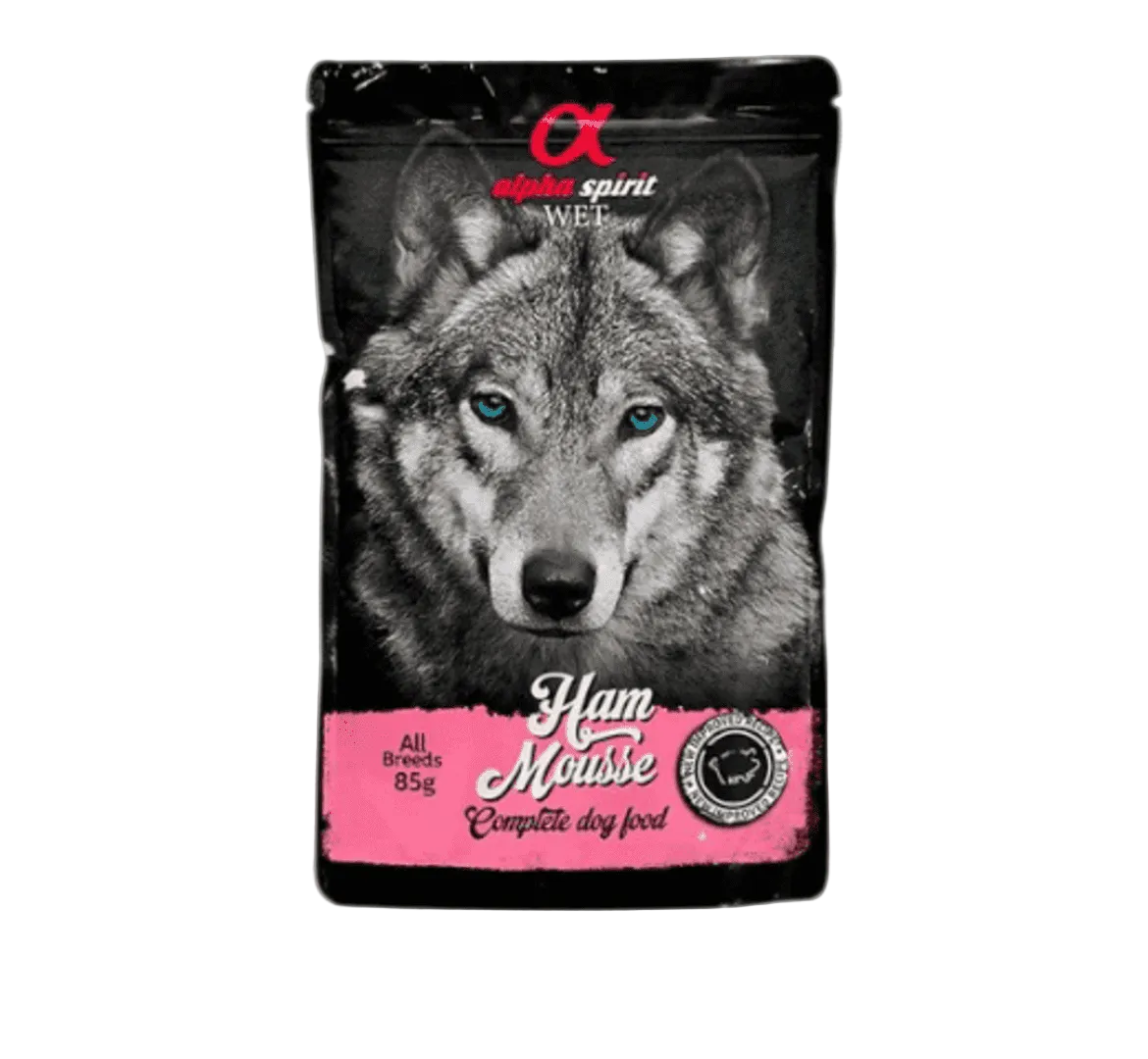 Alpha Spirit Mousse Jamón para Perro