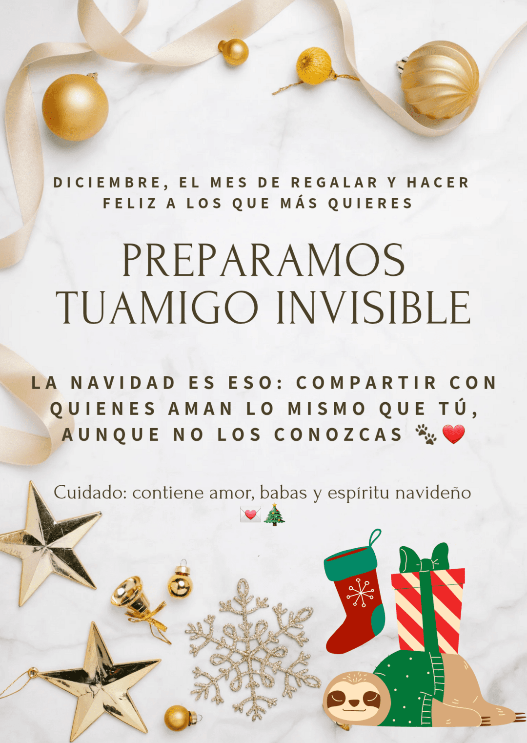 Cajita Regalo Amigo Invisible 🎁✨