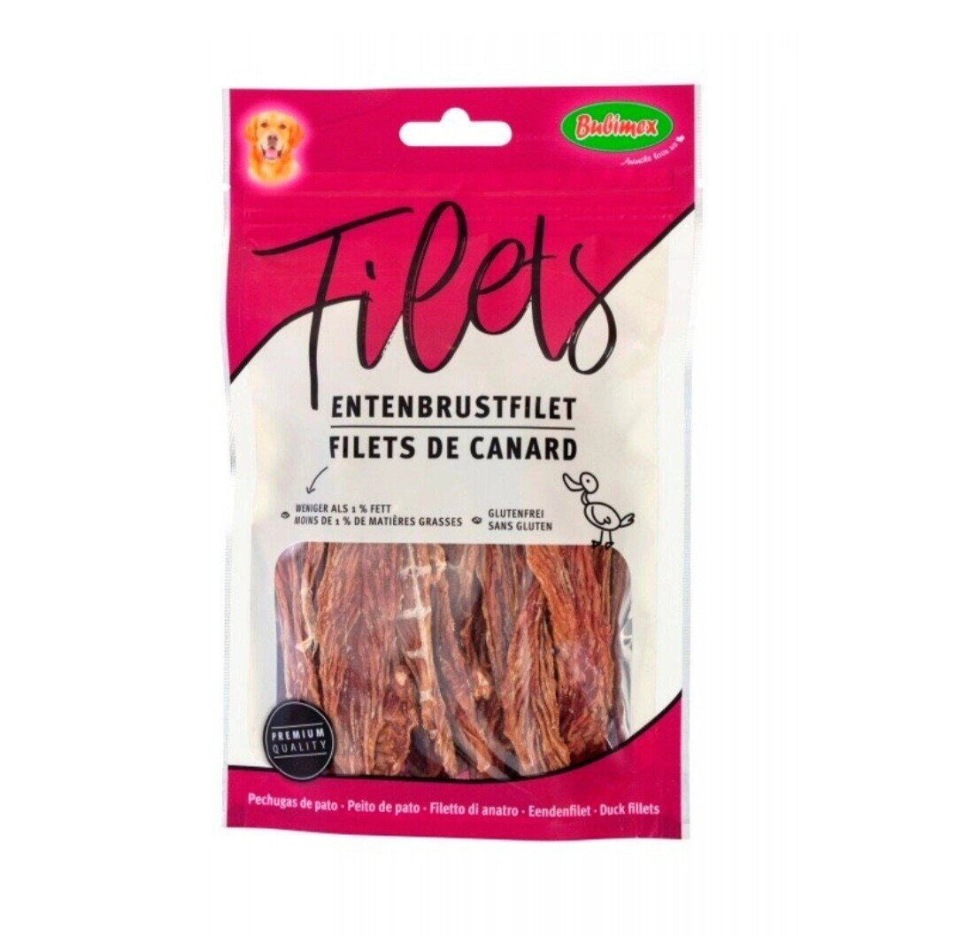 Filetes de Pato Snack Natural para Perros 70gr