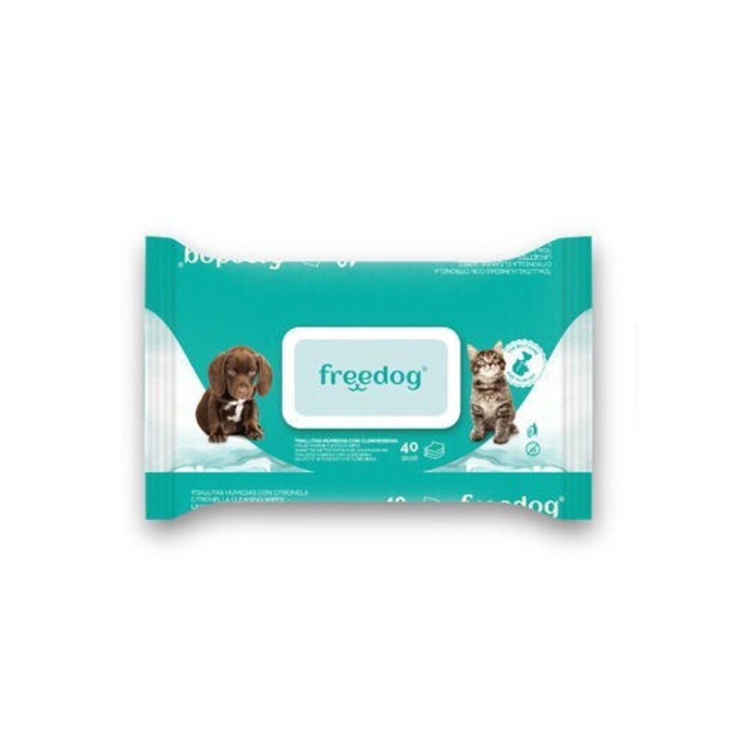 Toallitas higiénicas con clorhexidina – Freedog