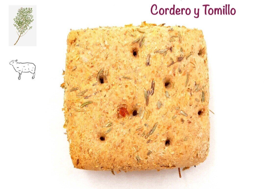 Galleta cordero y tomillo perros