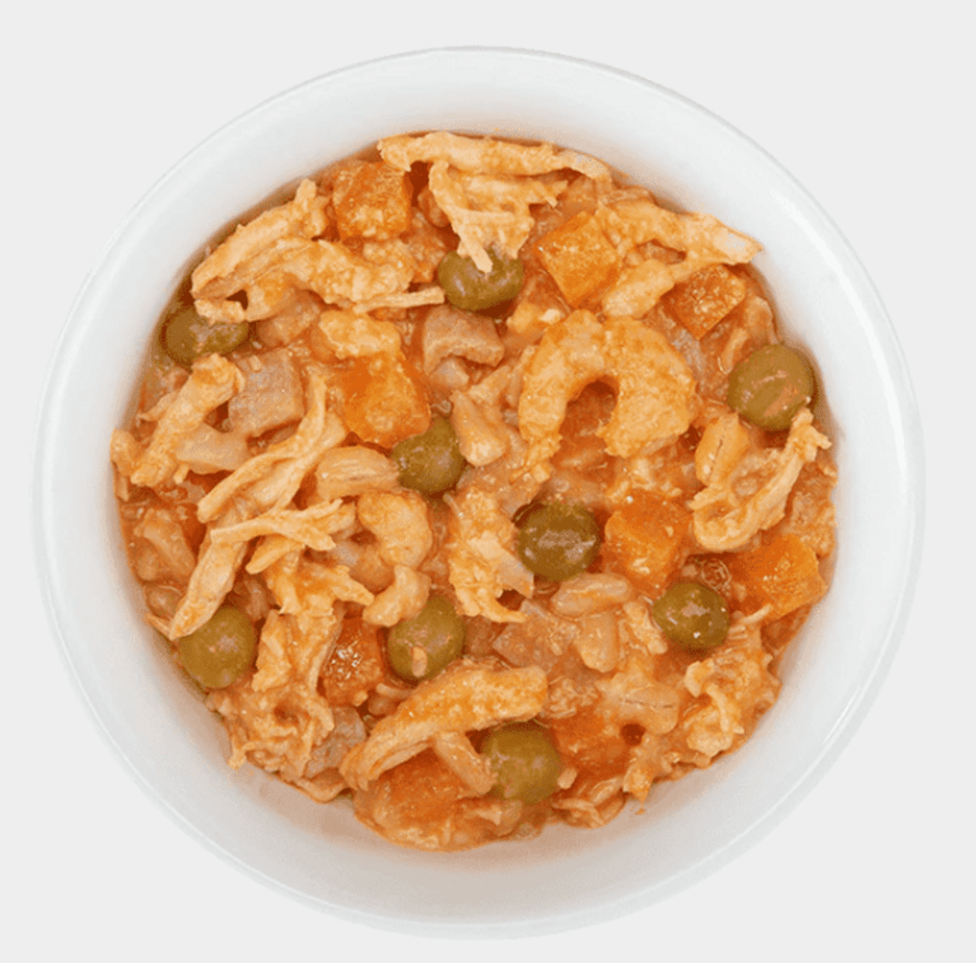 Schesir Pollo con Paella | Comida Húmeda Perro en Caldo 150g en Lata