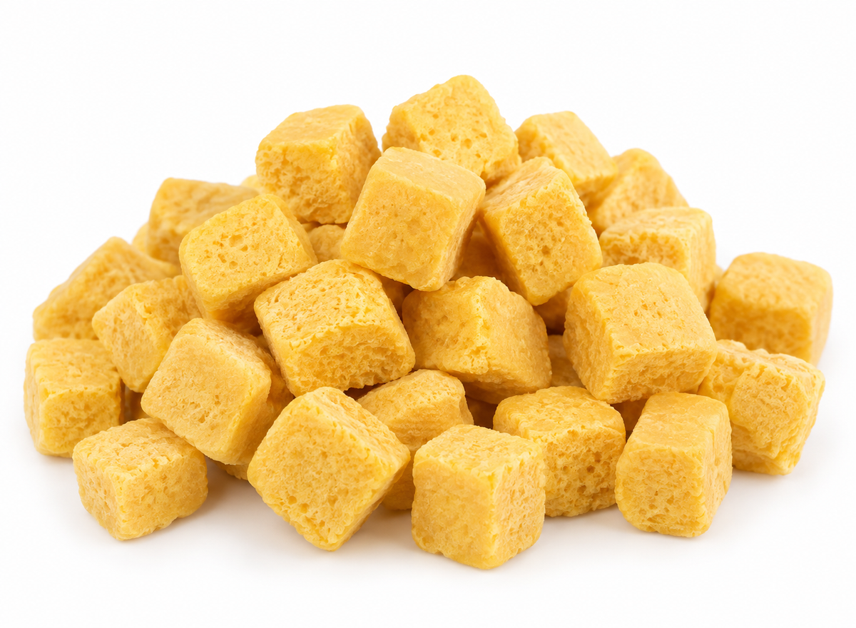 Cubitos de Queso Liofilizados Snacks Perros y Gatos