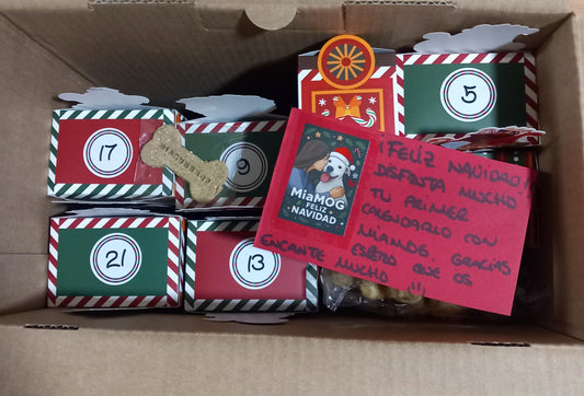 Calendario de Adviento Tren de Navidad para Perros 🎄