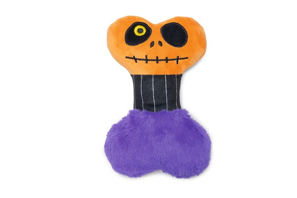 Juguete de Halloween Hueso Calabaza para perros