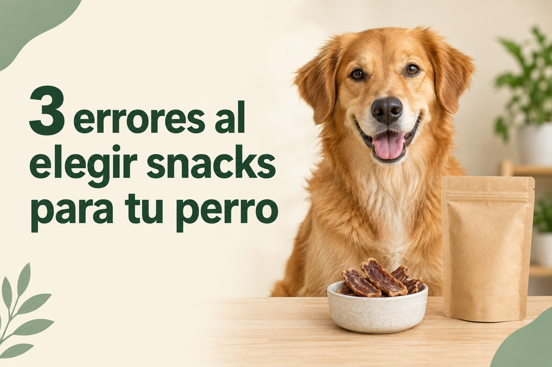 3 errores al comprar snacks para tu perro: en qué fijarte en los ingredientes