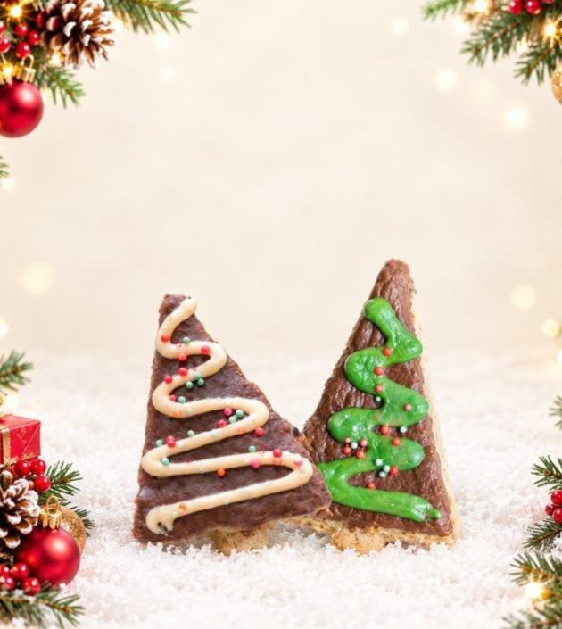XMAS Árbol de Navidad con pollo para perros · 7 cm
