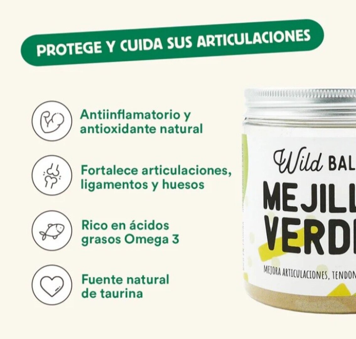 Mejillón de Labio Verde Liofilizado