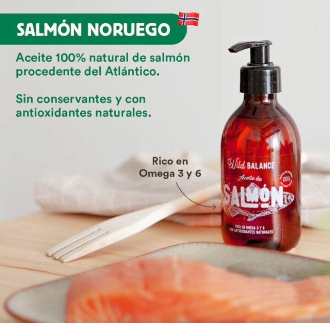 Aceite Natural de Salmón Noruego Wild Balance
