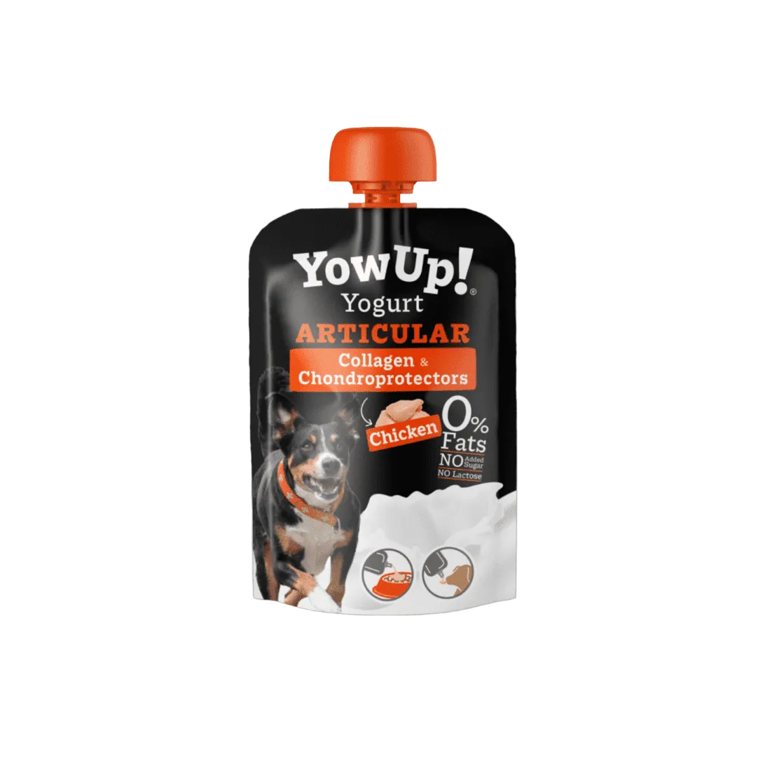 Yowup yogurt Pollo. Articular perros