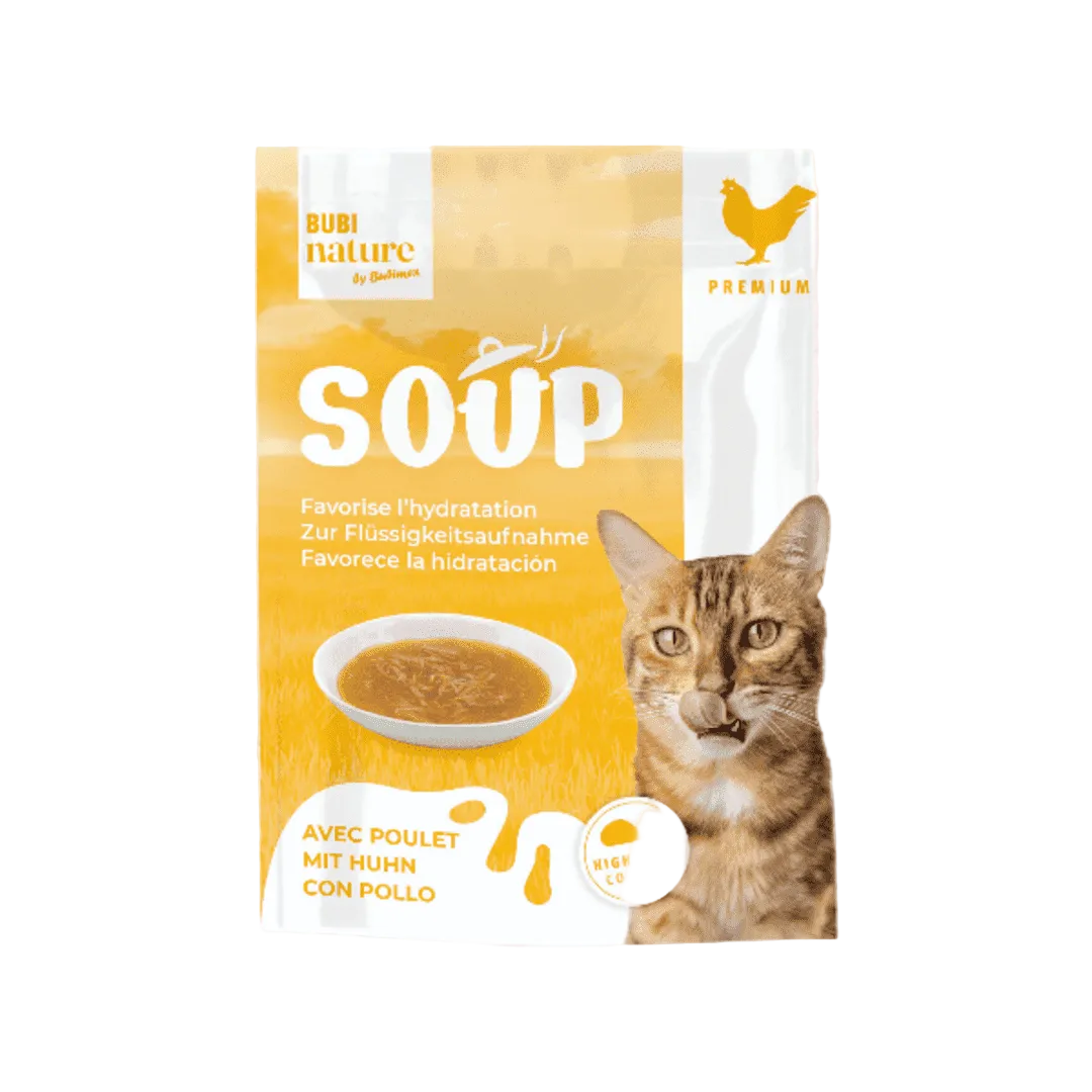 Bubi Nature Cat Soup Pollo para gato 50g