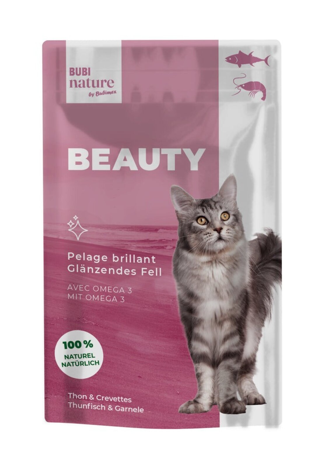 Bubimex Bubi Nature Gato Atún y Gambas Pouch 70gr
