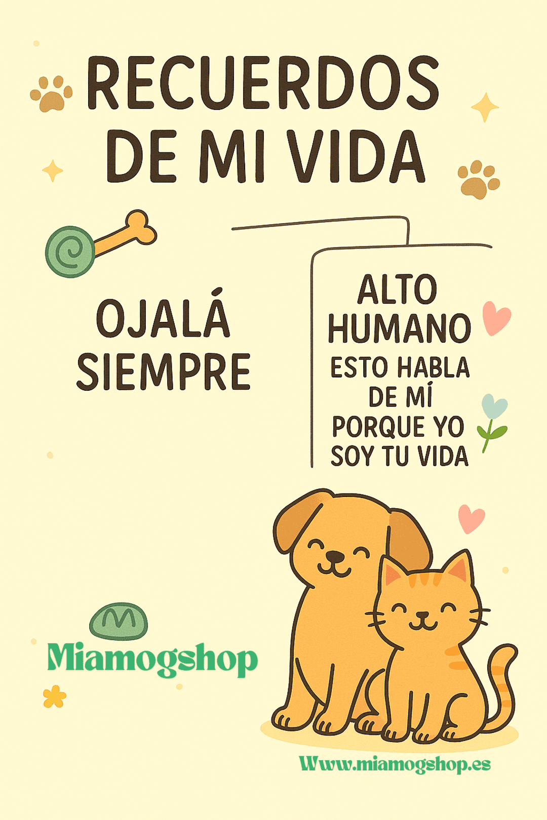 Libro de Recuerdos para Mascotas –  Personalizado