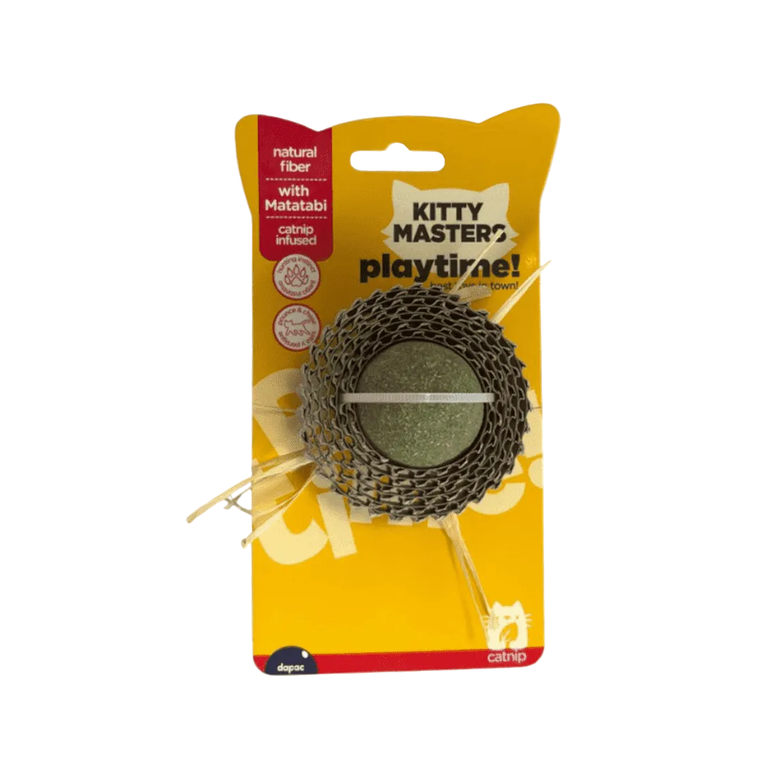 KittyMasters Pelota Rascador con Catnip