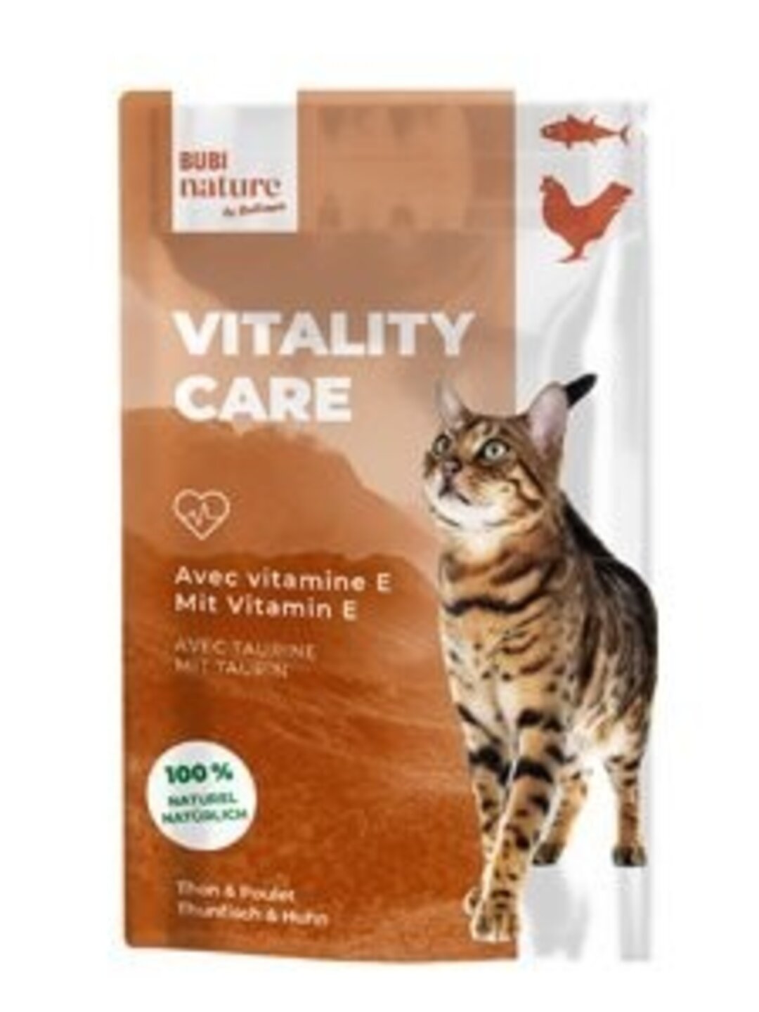 Bubi Nature Cat Pouch Atún & Pollo 70g