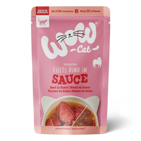 Wow | Cat Filetes de ternera en salsa gatos (85g)