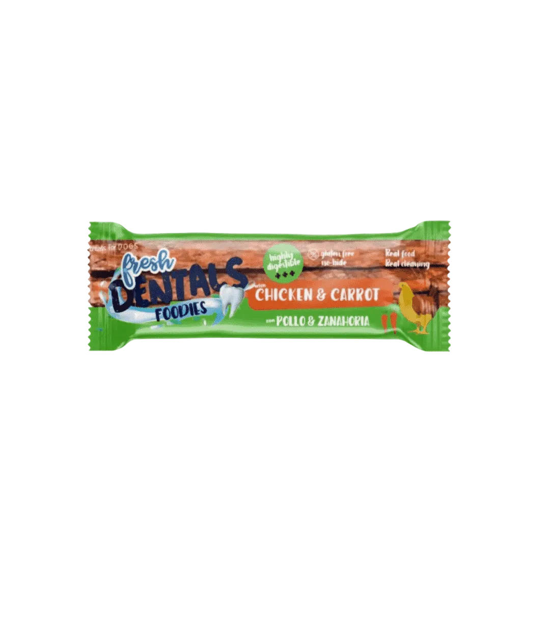 Fresh Sticks Dentales Pollo y Zanahoria 28g