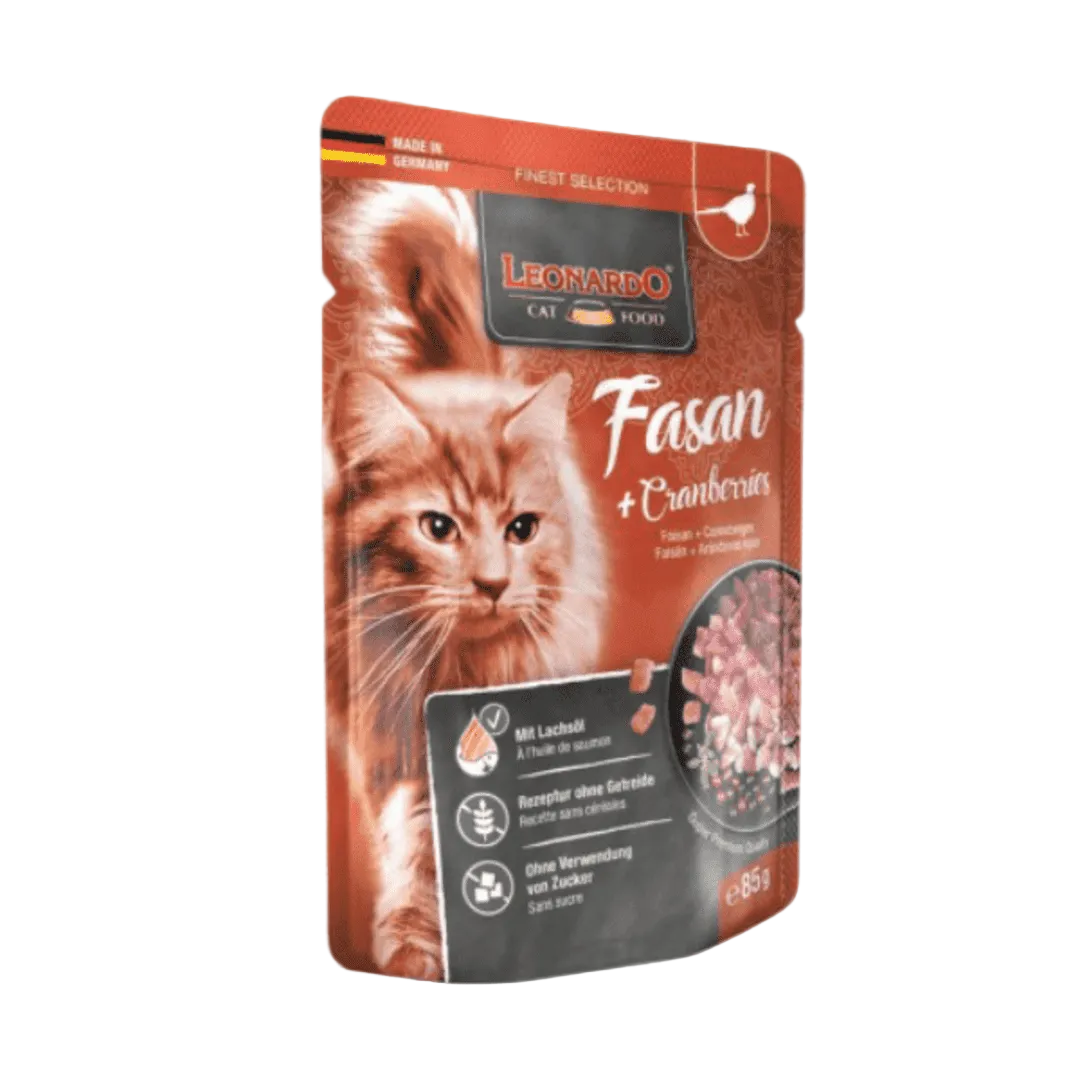 LEONARDO Finest Selection Faisán y Arándanos 85g | Gatos