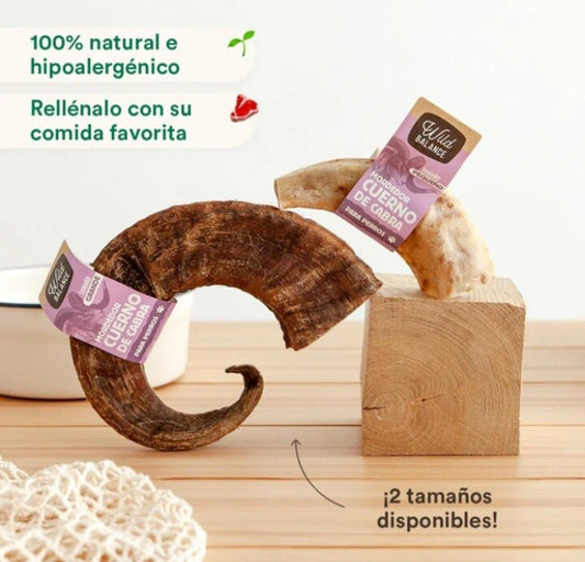 Cuerno de Cabra mordedor natural wild balance