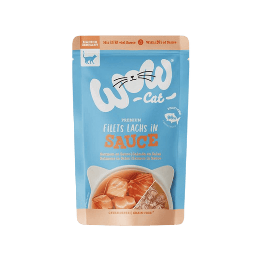 Wow | Cat Filetes de Salmón en salsa gatos (85g)