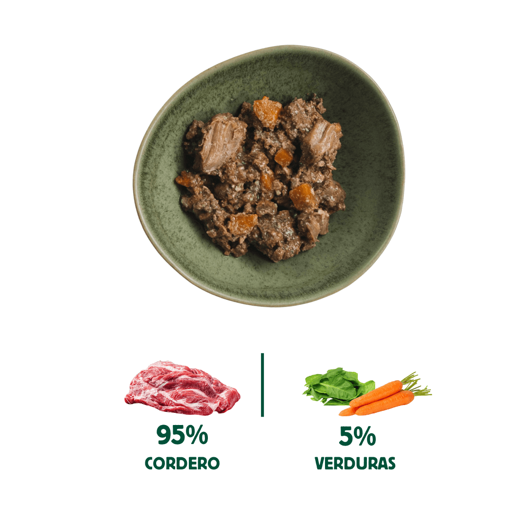 Lata de Cordero para perros 400g - Filosofía BARF