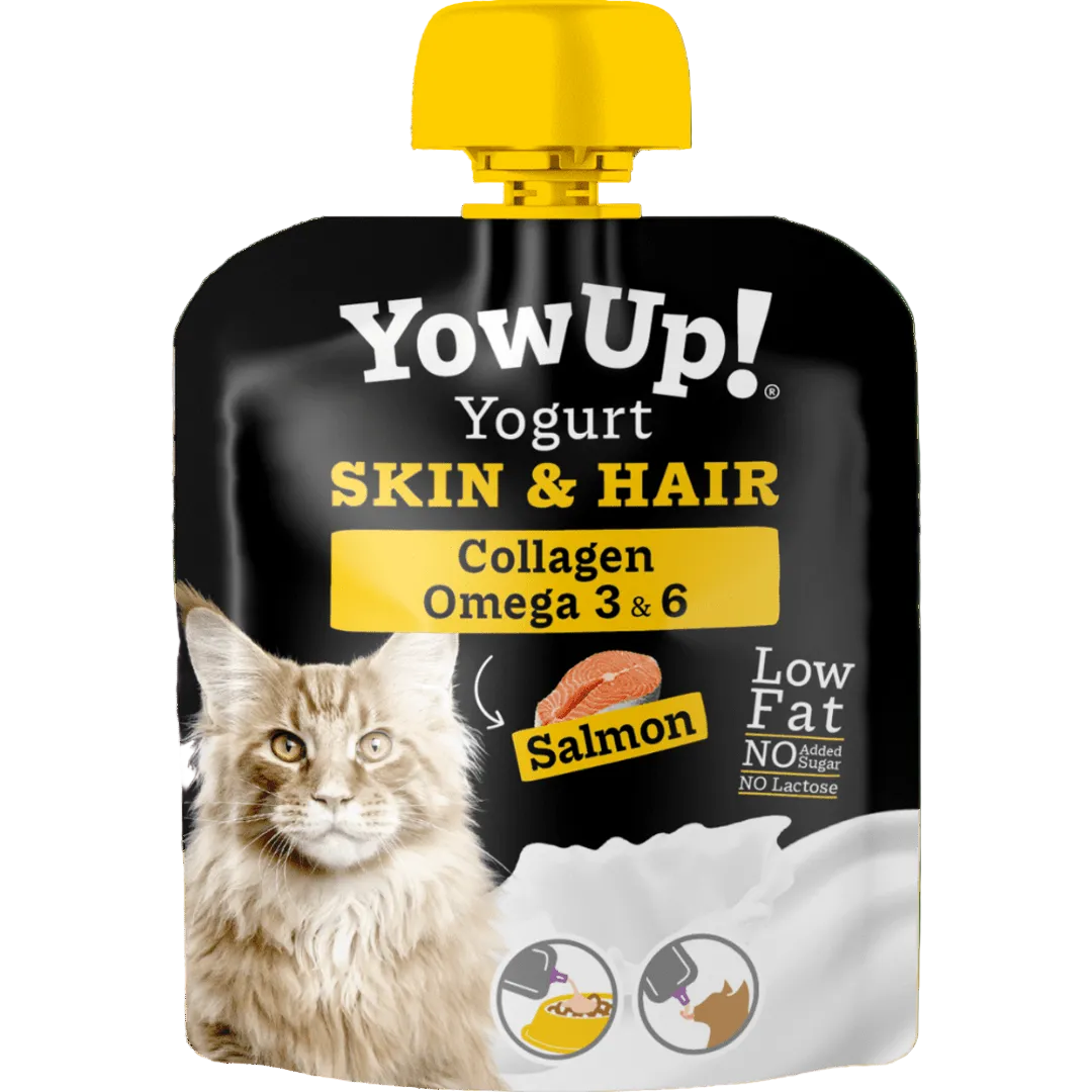 Yowup Yogurt Salmón Skin & Hair Gatos