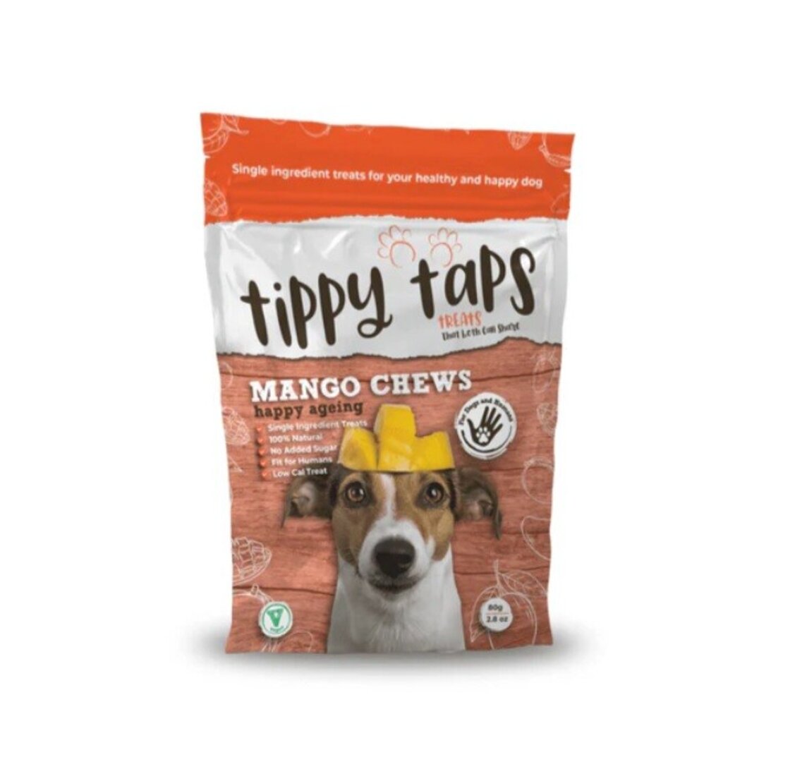 TIPPY TAPS Mango fruta deshidratada para perros