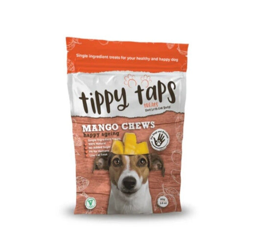 TIPPY TAPS Mango fruta deshidratada para perros