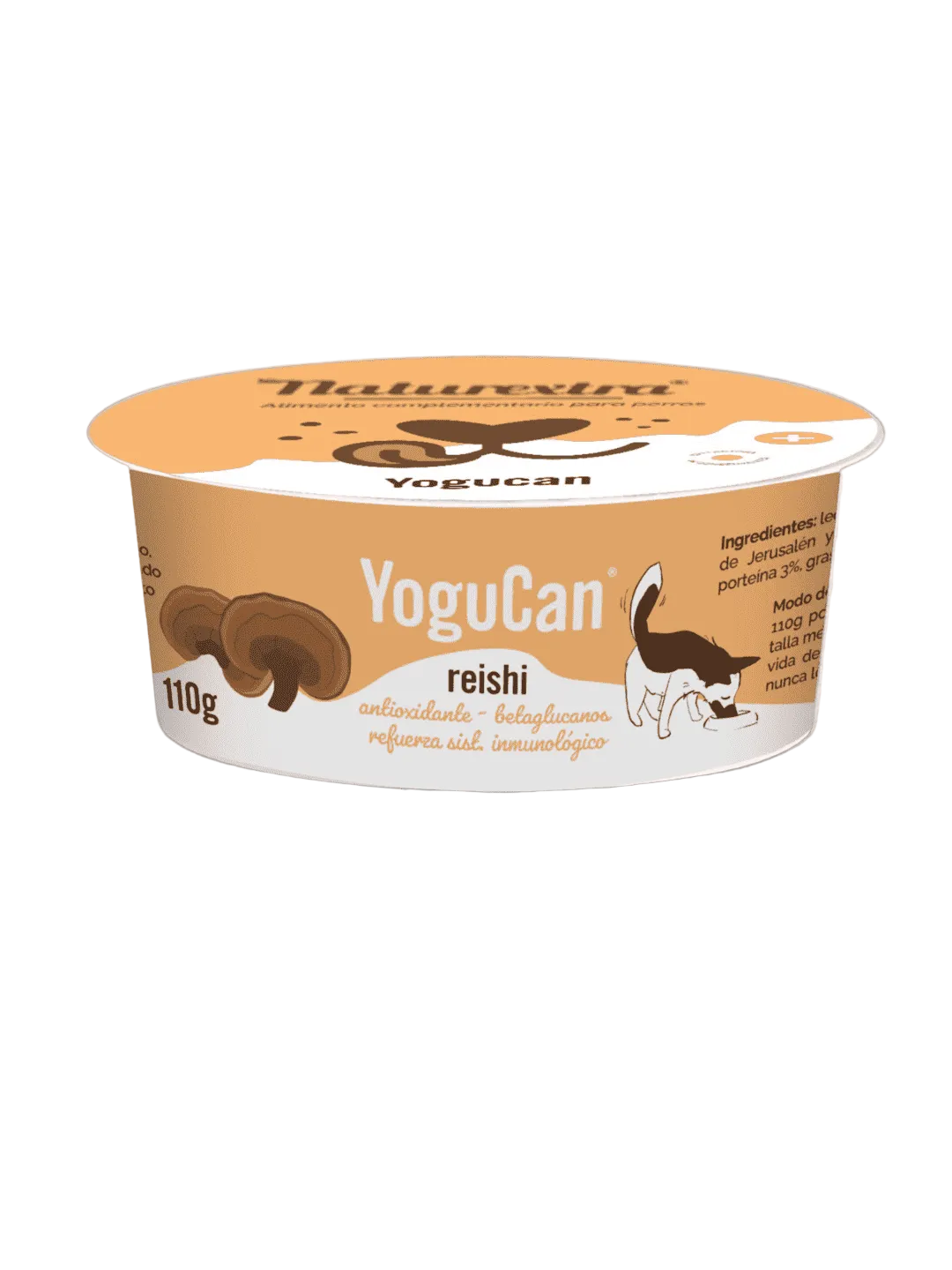 YoguCan Yogurt con Hongo Reishi Ecológico + Topping | Perros y Gatos