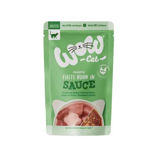 Wow | Cat Filetes de Pollo en Salsa gatos (85g)