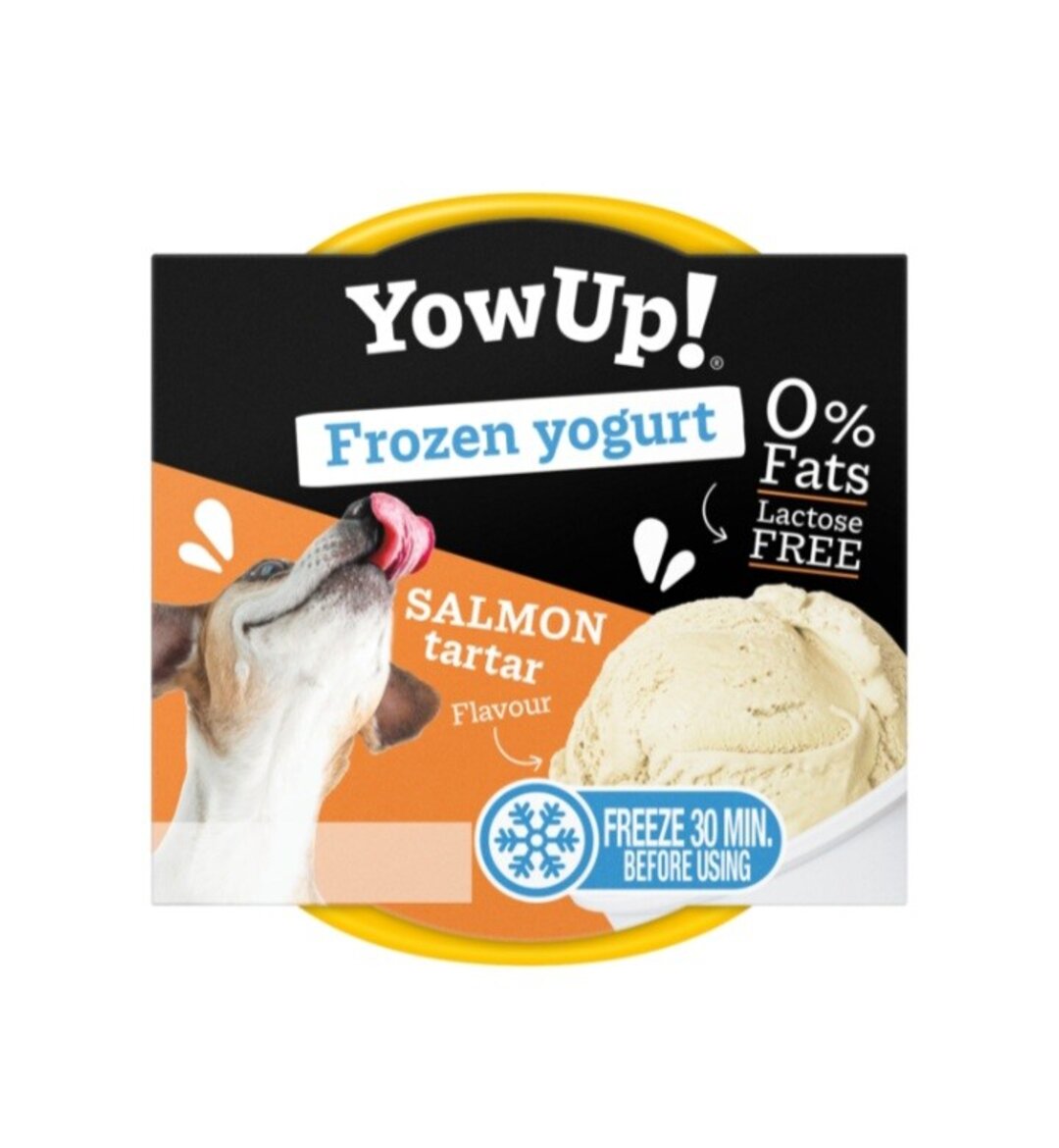 Yogur Helado Tartar de Salmón para Perros yowup