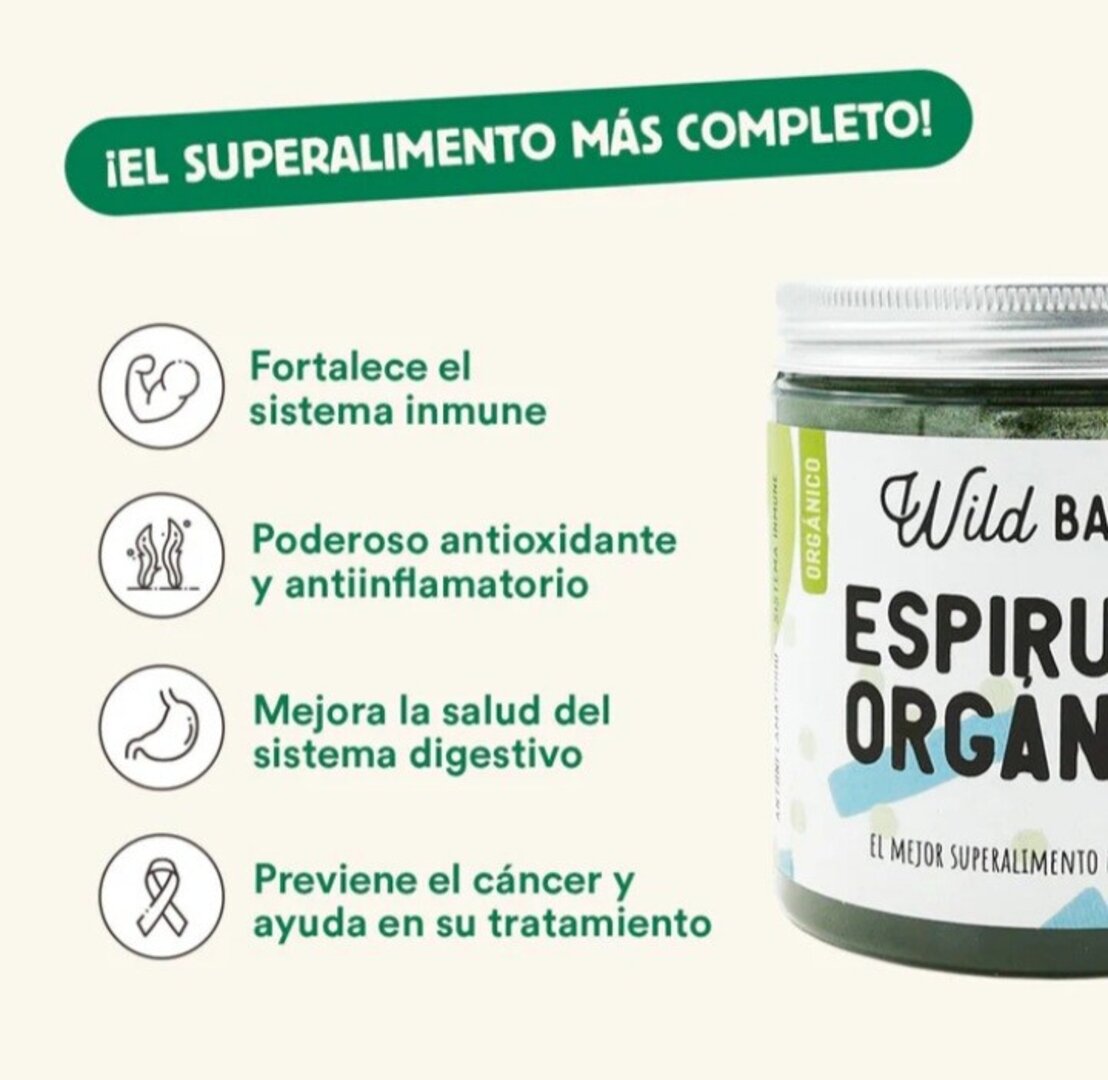 Espirulina Orgánica Wild Balance