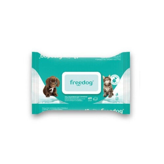 Toallitas higiénicas con clorhexidina – Freedog