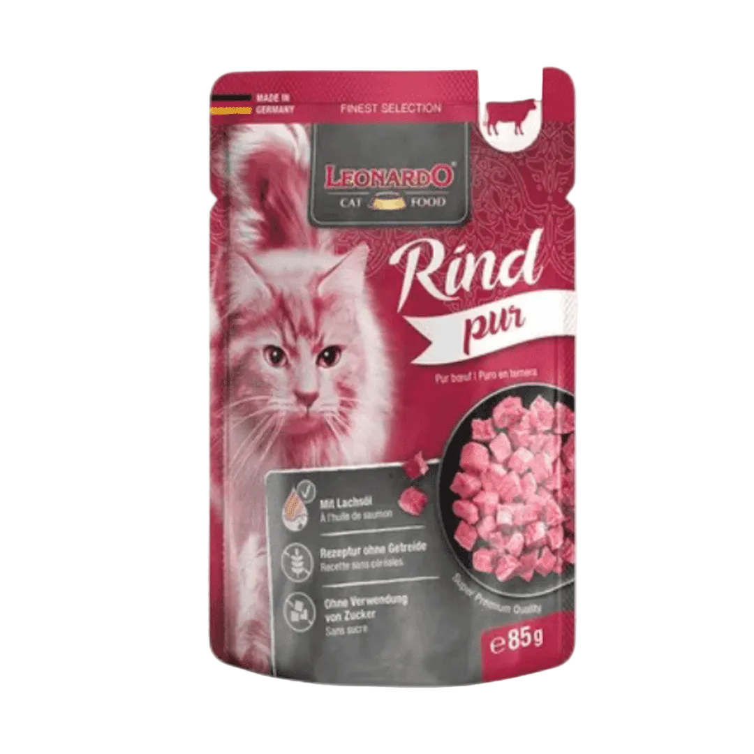 LEONARDO Puro Selection Ternera 85g | Gatos