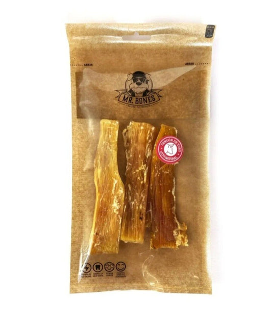 Tendón de Toro Snack Dental para Perros - Mr Bones