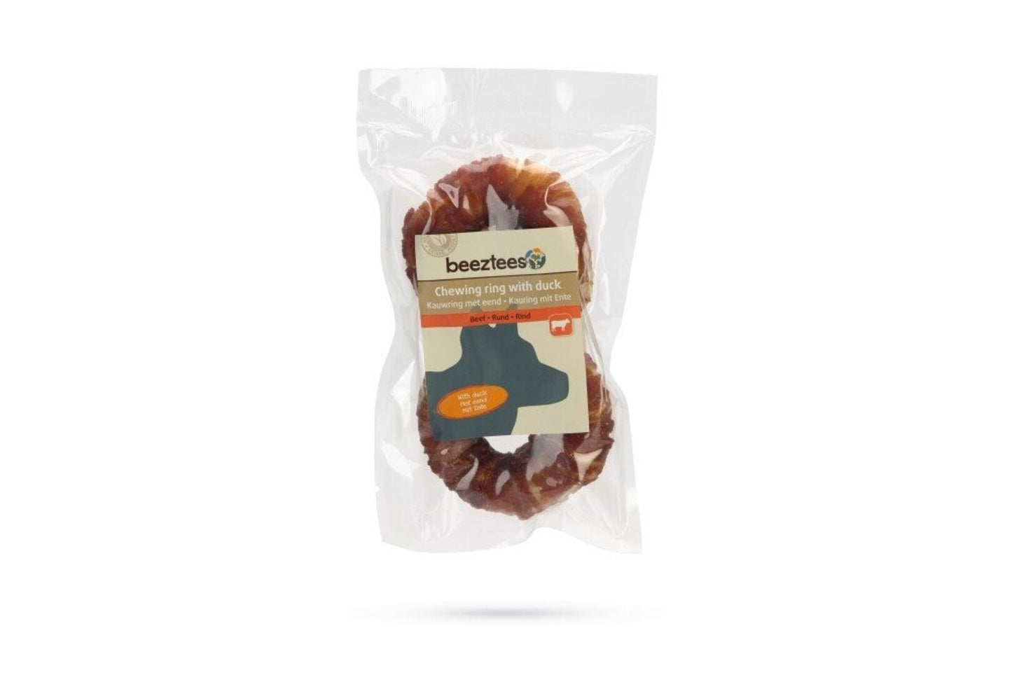 Donuts de pato snack para perro 7.5cm
