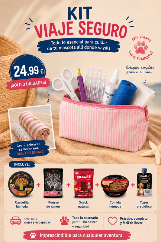 Kit Viaje Seguro para Mascotas 🏖️