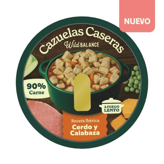 Cazuela casera de Cerdo y Calabaza para perros 280g