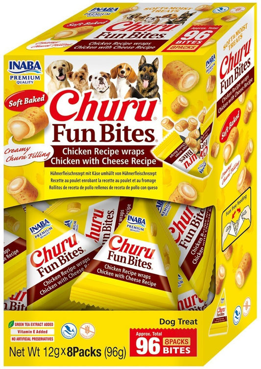 Churu Fun Bites Pollo con Queso para perros