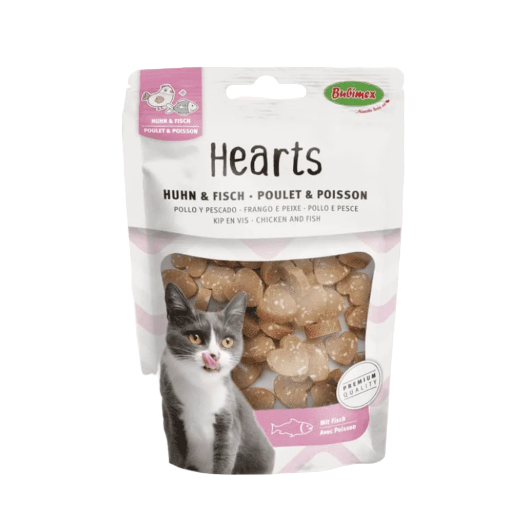 CAT Corazones de Pollo y Pescado 50g