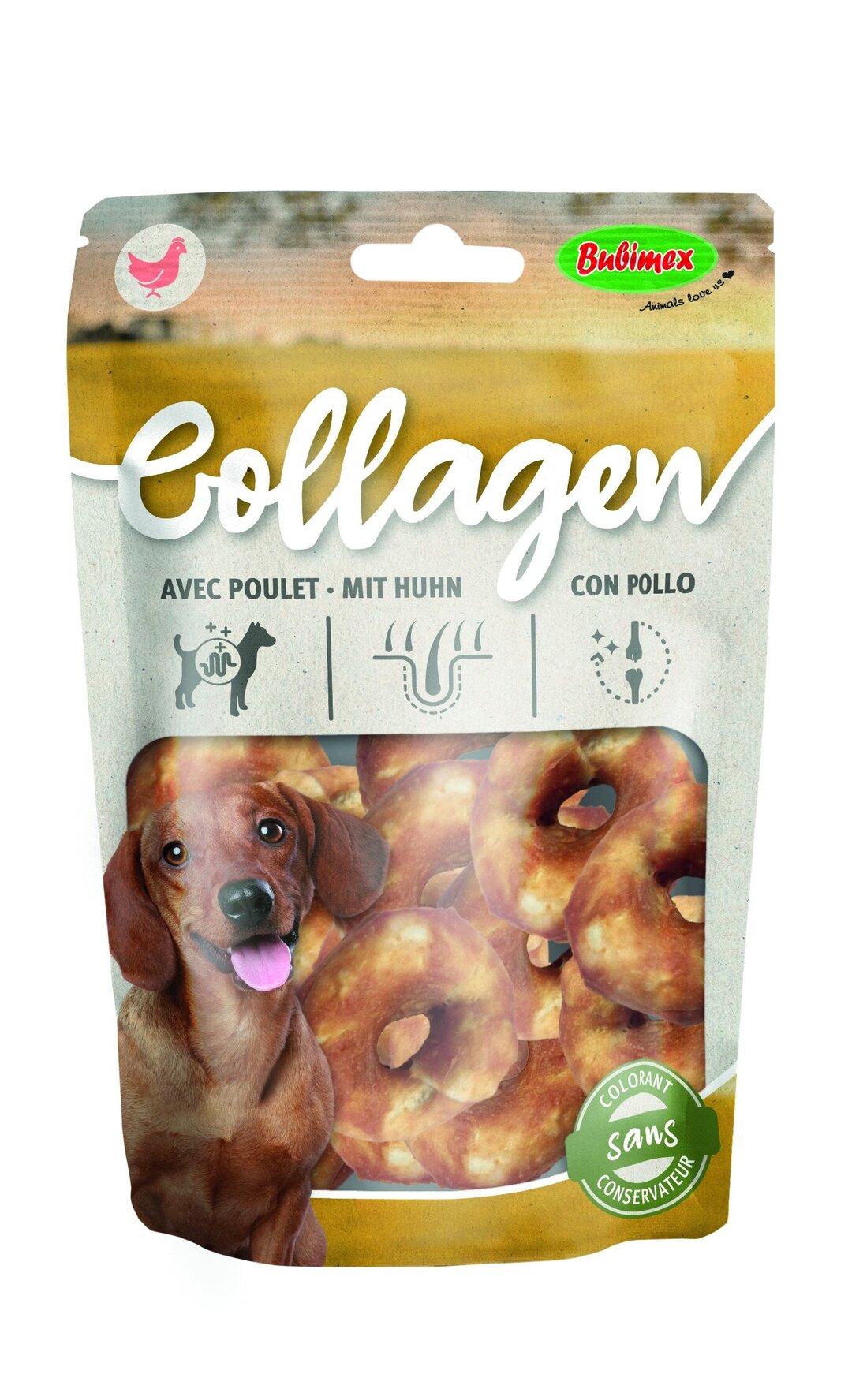 Rosquillas de Colágeno con Pollo
