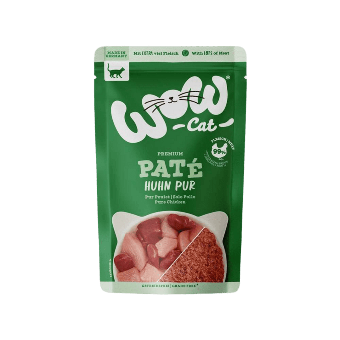 Wow | Cat Paté Puro Pollo gatos (125g)