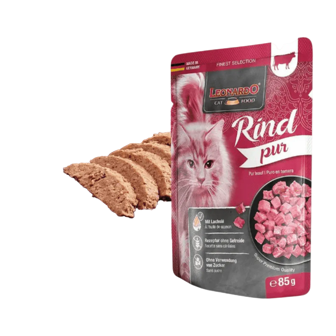 LEONARDO Puro Selection Ternera 85g | Gatos