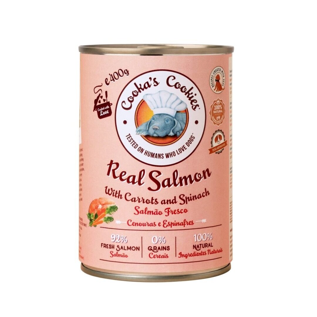 Cooka's Paté Perros Real Salmón 400g