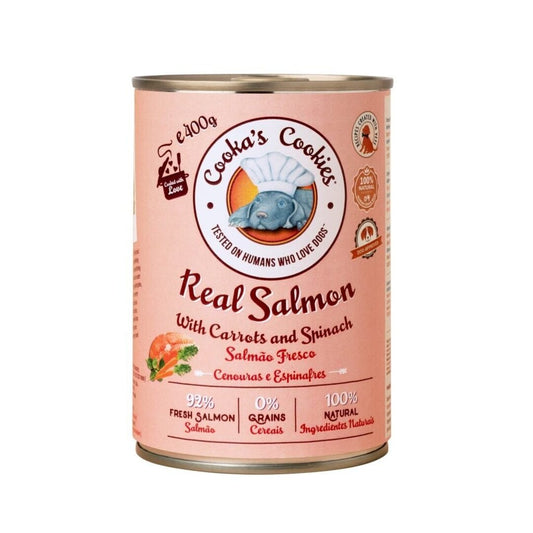 Cooka's Paté Perros Real Salmón 400g
