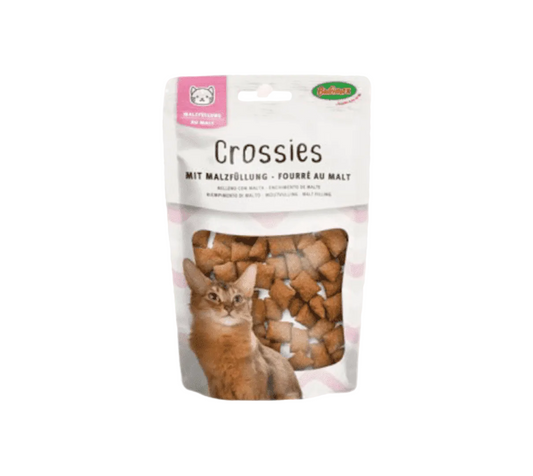 CROSSIES CON MALTA 50 gr snack gato