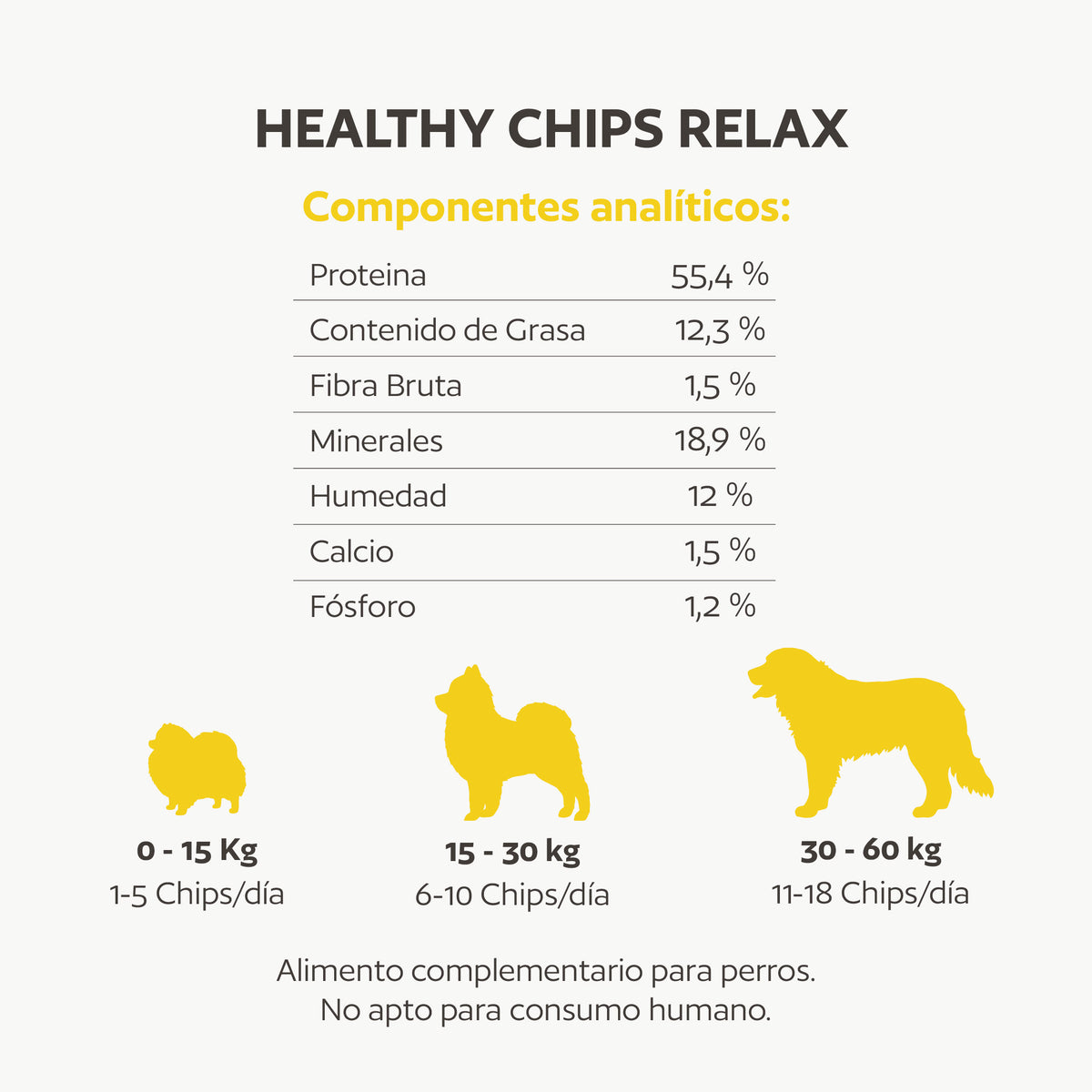 HEALTHY CHIPS RELAX snack perro | 180g
